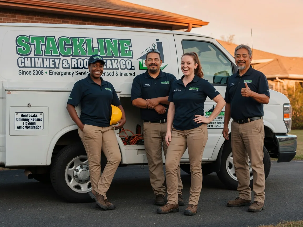 Chimney flashing repair company in Carrsville, VA